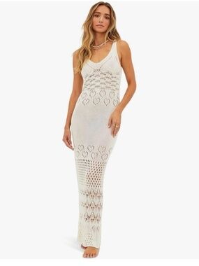 Beach Riot Tracy Coverup Ivory Medium